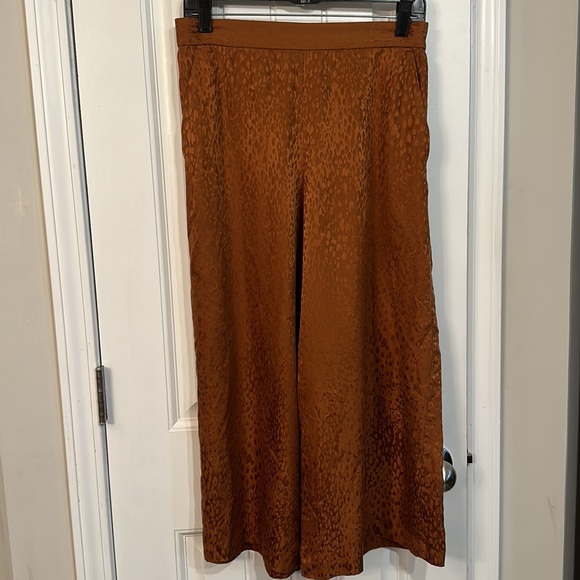 ALC Jameson Silk Cropped Culottes Animal Print Size 4 - Picture 2 of 13